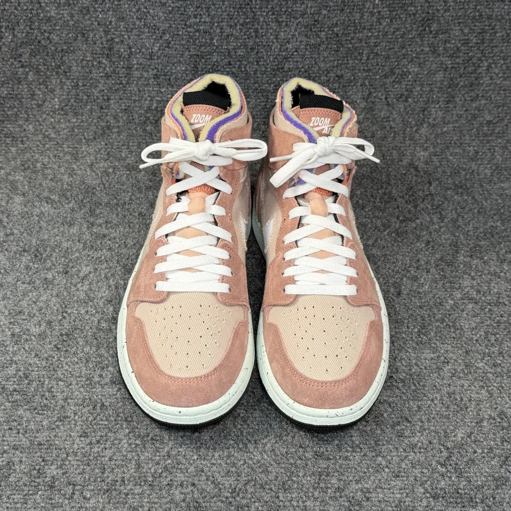 Jordan 1 High Zoom Air CMFT Shoes Men's 9.5 Fossil Stone Retro Athletic Sneakers